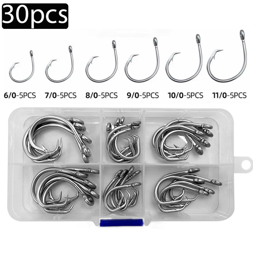 Fishing Hook Circle - 30 pz/scatola Ami Da Pesca In