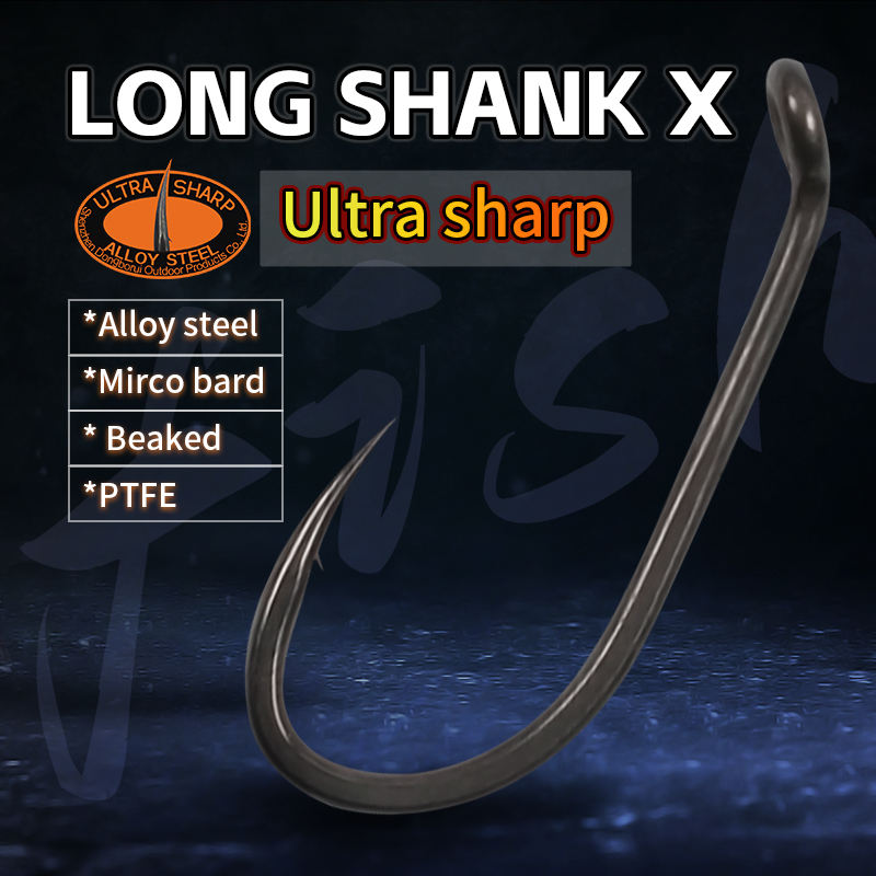 Fishing Hook Barbless - 10 pz Gancio Da Pesca Alla