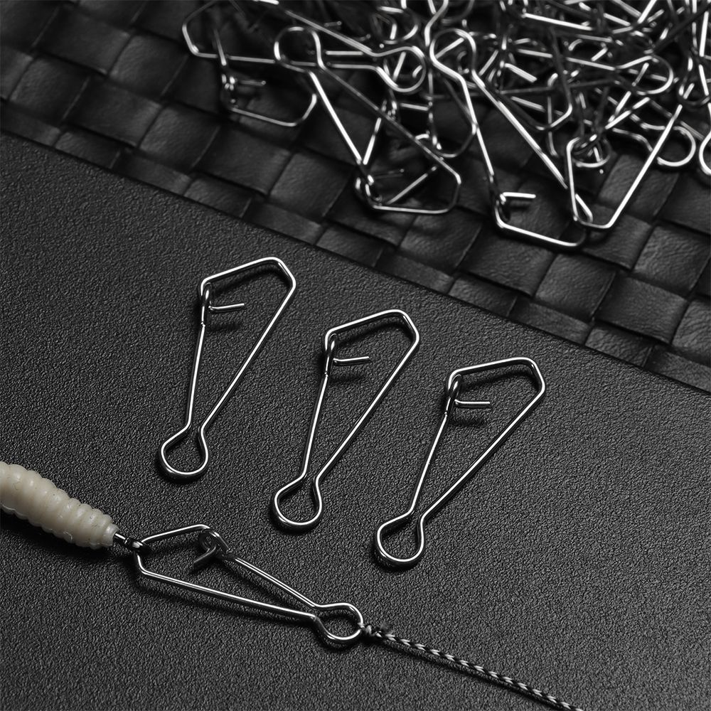 Fishing Hook Stainless Steel - 50 pz/pacco Fast Clip Lock Fishing