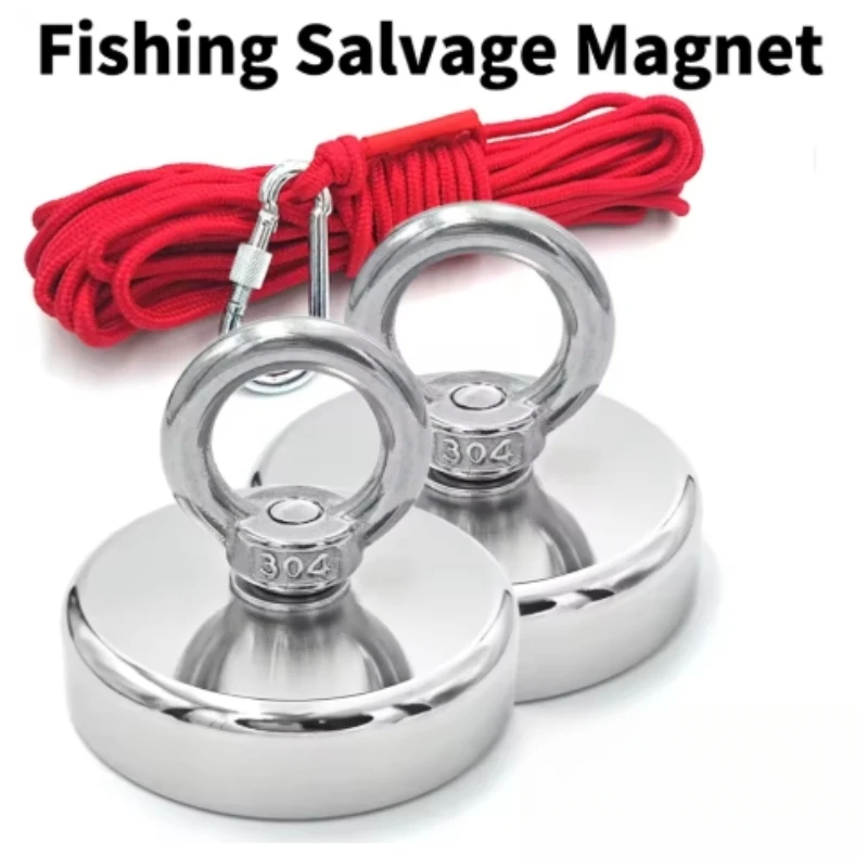 Fishing Hook Stainless Steel - Gancio Magnetico da Pesca in Neodimio