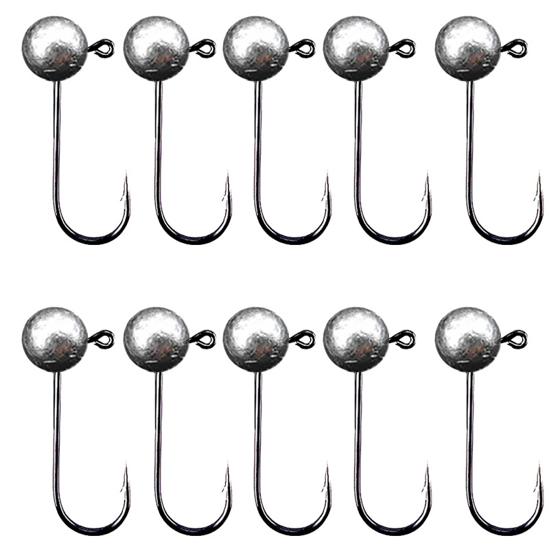 10 pz/lotto Jig Head Amo Da Pe - Fishing Hook Barbless recensione e prezzo