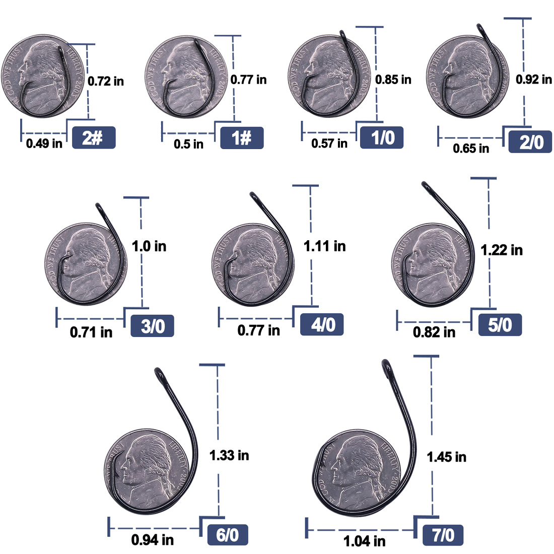 9KM 25-50 Pezzi Ami da Pesca a - Fishing Hook Circle recensione e prezzo