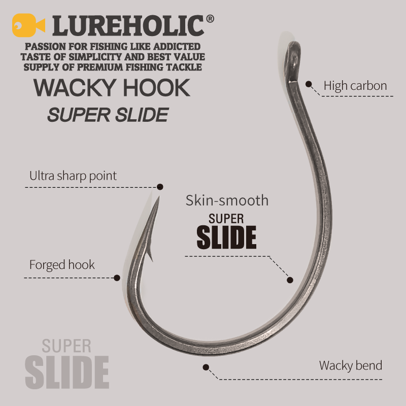LUREHOLIC PTFE Super Slide Wac - Fishing Hook Barbless recensione e prezzo