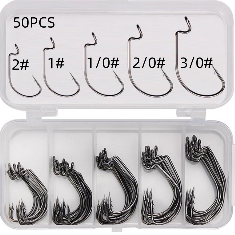50 Pezzi/Scatola Ami da Pesca  - Fishing Hook Offset recensione e prezzo