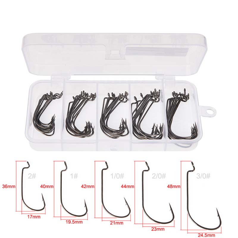50 Pezzi/Scatola Ami da Pesca  - Fishing Hook Offset recensione e prezzo